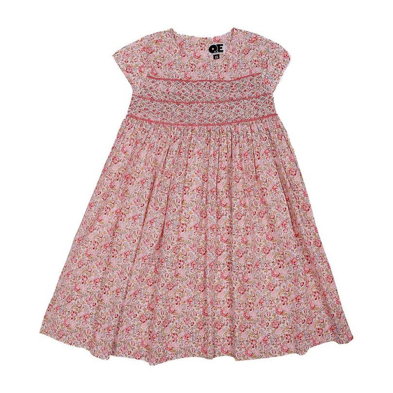 Rosalie Dress, Pink Florals - Maisonette