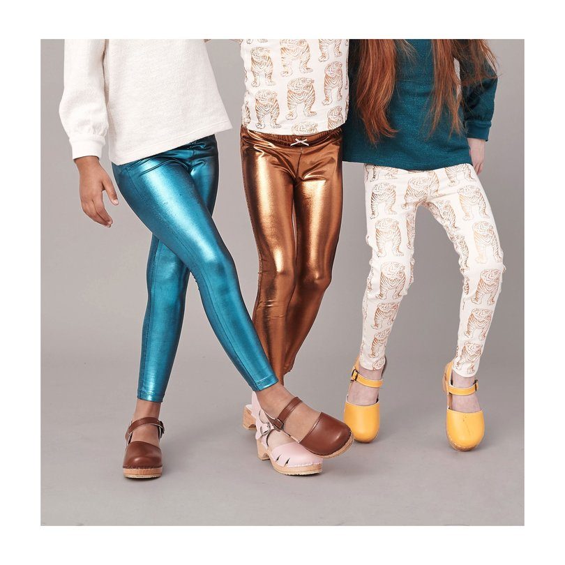 Lame Legging, Copper Lame Legging, Copper