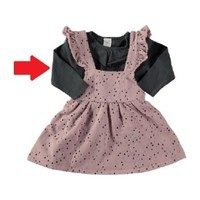 Ruffle Sleeve Dress, Pink