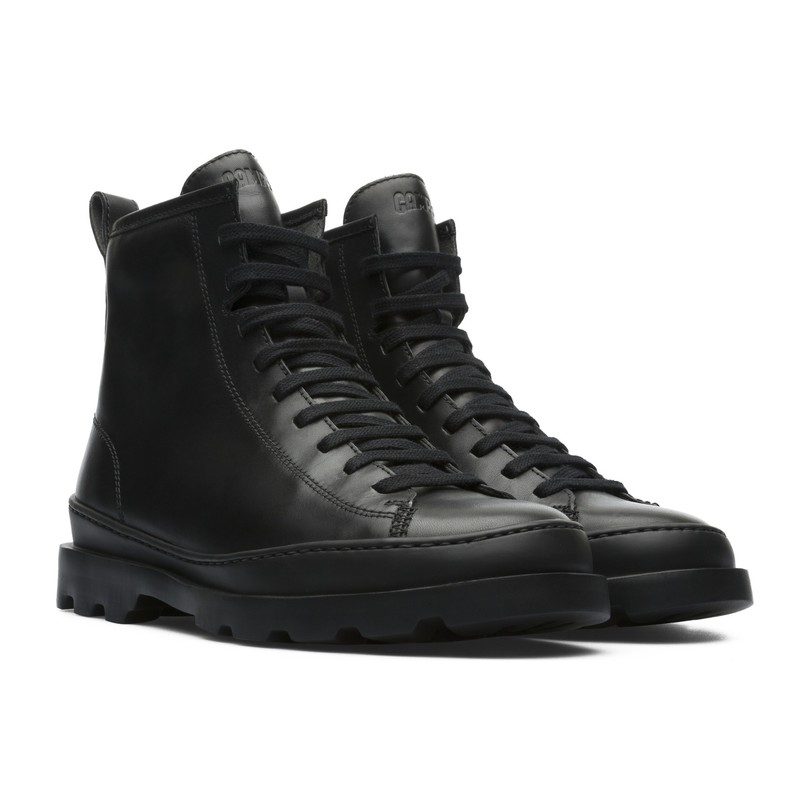 Women's Lace Up Brutus Boot, Black Women's Lace Up Brutus Boot, Black