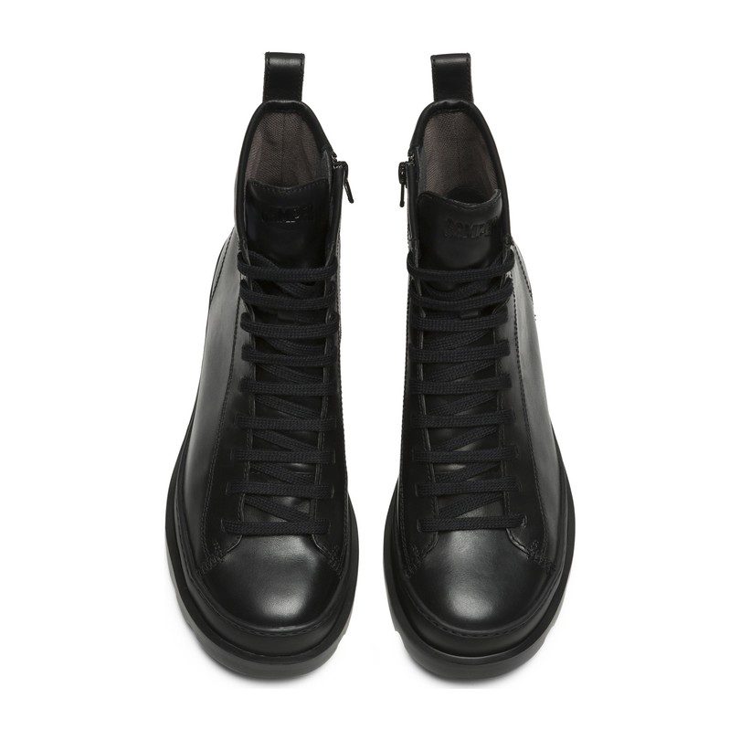 Women's Lace Up Brutus Boot, Black Women's Lace Up Brutus Boot, Black