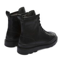 Women's Lace Up Brutus Boot, Black