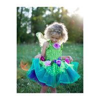 Fairy Blooms Deluxe Dress, Green