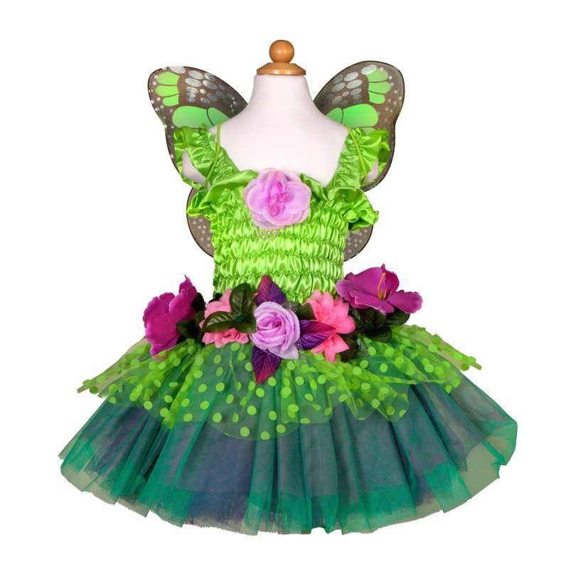Fairy Blooms Deluxe Dress, Green Fairy Blooms Deluxe Dress, Green