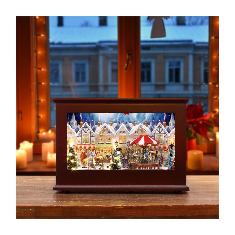 Heirloom Christmas Music Box Nutcrackers & Accents