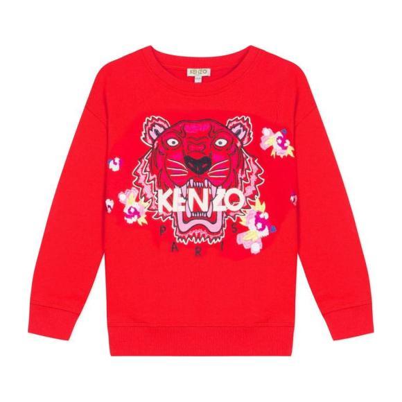 Tiger Sweatshirt, Brick Red Tiger Sweatshirt, Brick Red