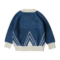 Knitted Baby Alpaca Sweater, Moonlight Blue