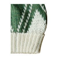 Knitted Baby Alpaca Beanie, Moss Green