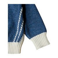 Knitted Baby Alpaca Sweater, Moonlight Blue