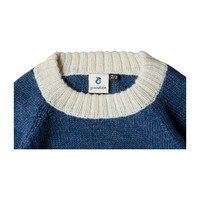 Knitted Baby Alpaca Sweater, Moonlight Blue