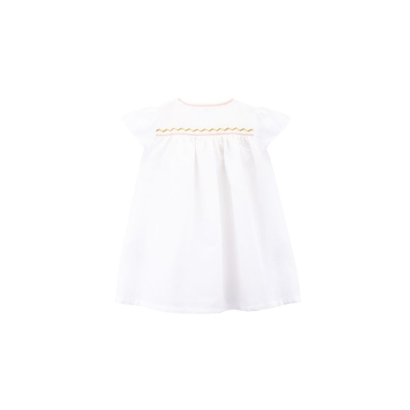 Embroidered Tunic Dress, Pearl Embroidered Tunic Dress, Pearl