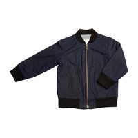 Aviator Zip Jacket, Navy