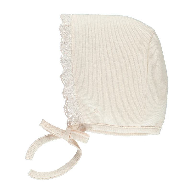 Organic Bebe Bonnet, Rose Petal Organic Bebe Bonnet, Rose Petal