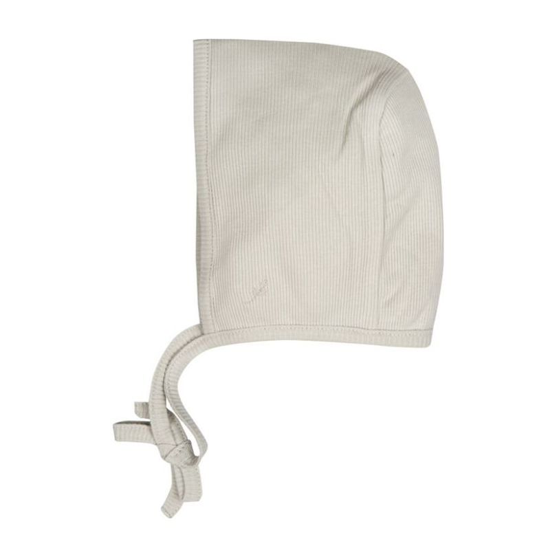 Organic Bebe Simple Bonnet, Feather Grey Organic Bebe Simple Bonnet, Feather Grey