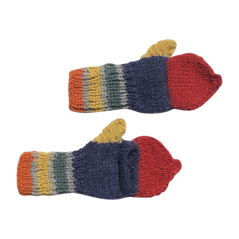 *Exclusive* Rainbow Fingerless Mittens *Exclusive* Rainbow Fingerless Mittens