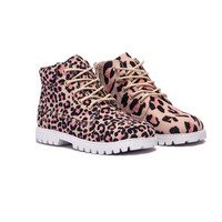 Mismatch Atticus Boot, Pink Leopard
