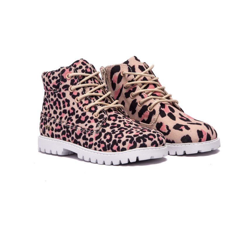 Mismatch Atticus Boot, Pink Leopard Mismatch Atticus Boot, Pink Leopard