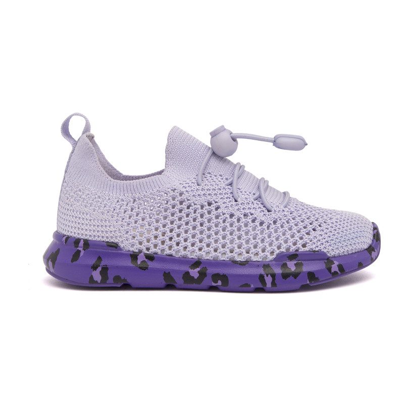 Sutherland Sneaker, Lavender with Leopard Sole Sutherland Sneaker, Lavender with Leopard Sole