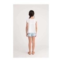 Catherine Pull-On Short, Chambray