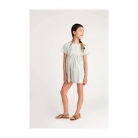 Gracie Dress, Mint Cotton Poplin