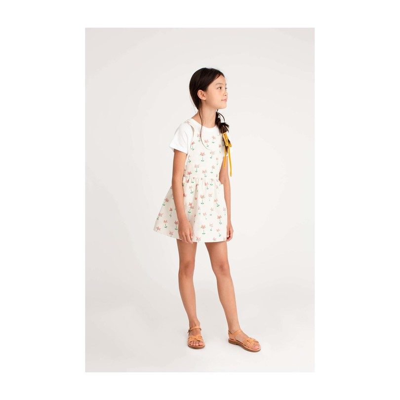 Millie Overall Dress, Cat Tulips Millie Overall Dress, Cat Tulips