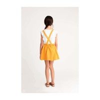 Millie Overall Dress, Marigold Twill