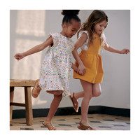 Millie Overall Dress, Marigold Twill