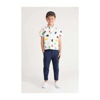Ollie Short Sleeve Button Down, Abstract Shapes