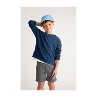 Teddy Jogger Short, Charcoal Grey
