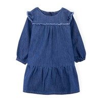 Clementine Dress, Navy Denim