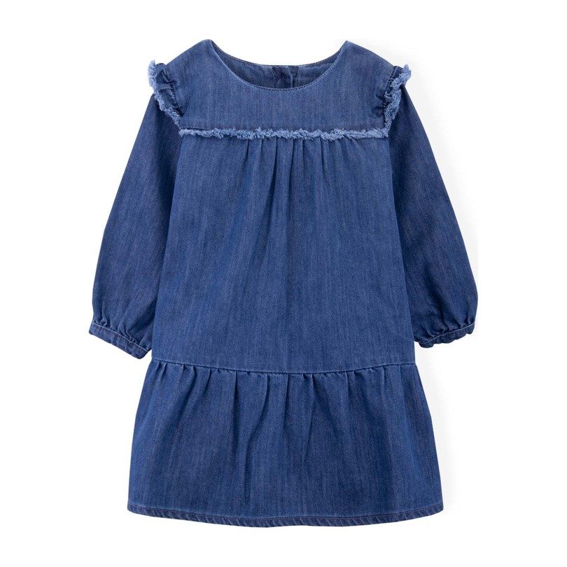 Clementine Dress, Navy Denim Clementine Dress, Navy Denim