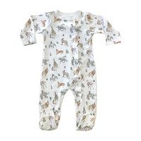 Original Footie Romper, Holiday Safari