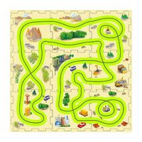 Glow-In-The-Dark Puzzle Mat