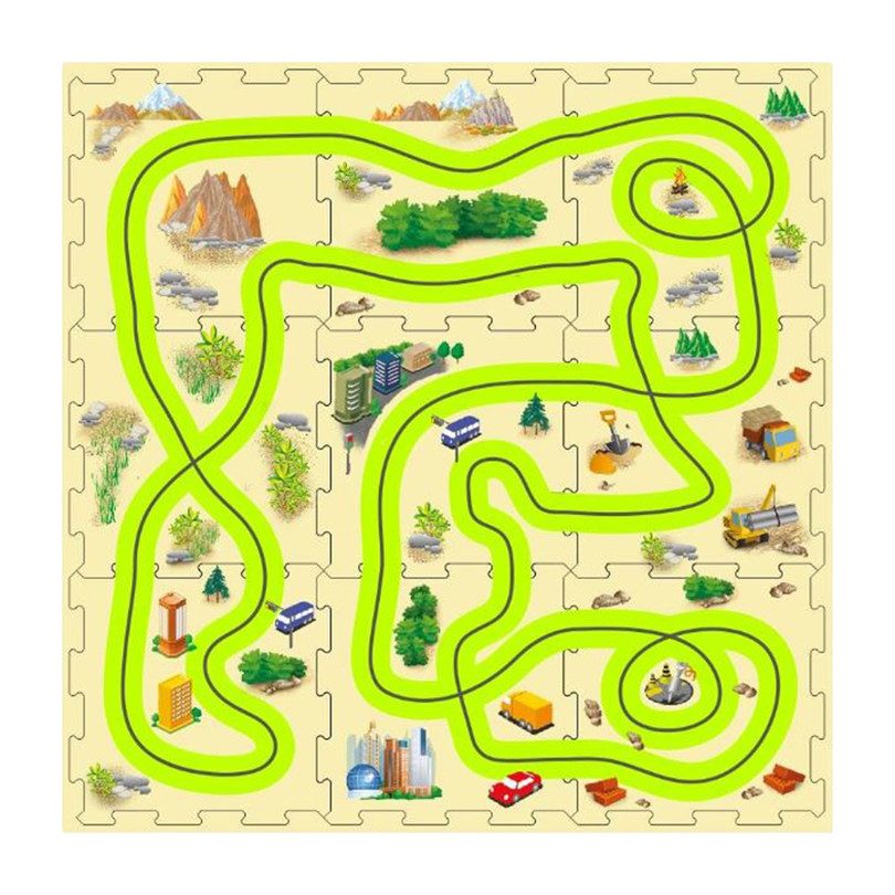 Glow-In-The-Dark Puzzle Mat Glow-In-The-Dark Puzzle Mat
