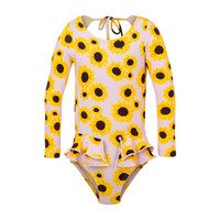 Pauli Sunny Flower Rashguard One Piece