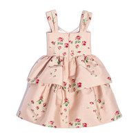 *Exclusive* Girls Paquita Dress, Floral Jacquard