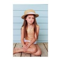 Venezuela One Piece Swimsuit, Gold And White Colorblock