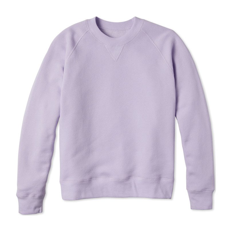 lilac sweatshirt