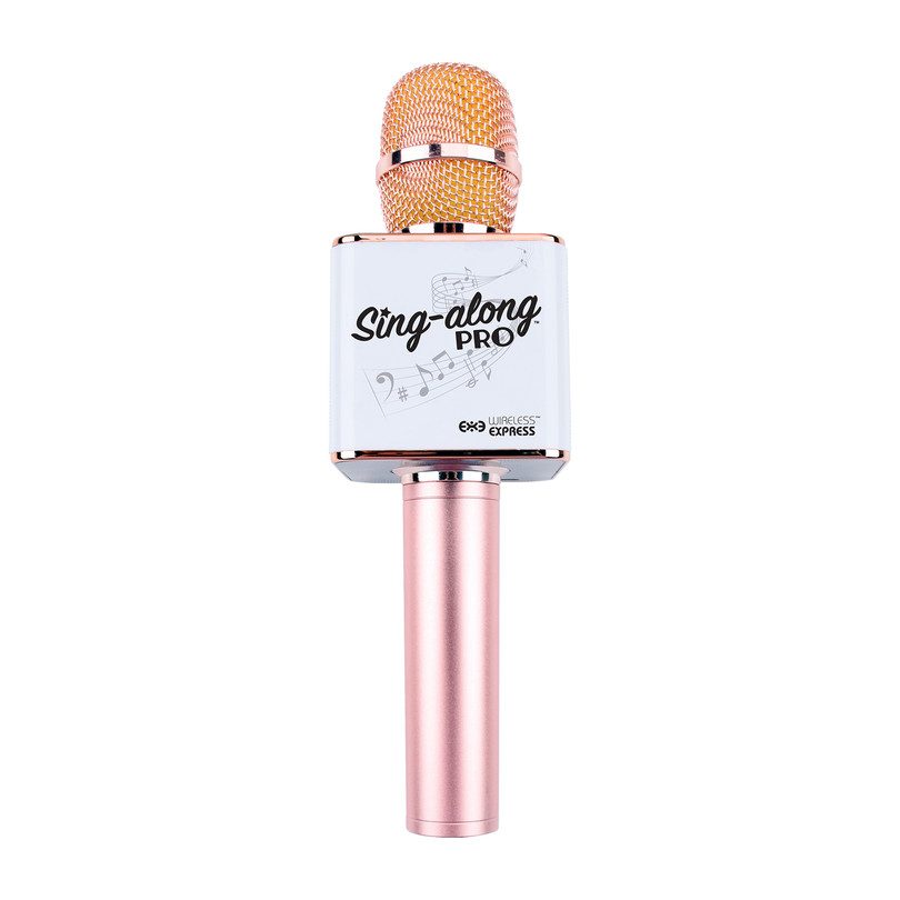 Sing-along Pro Bluetooth Karaoke Microphone & Speaker, Rose Gold Sing-along Pro Bluetooth Karaoke Microphone & Speaker, Rose Gold