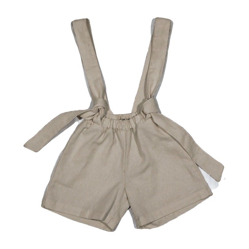 Diego Cotton Shorts, Greige Diego Cotton Shorts, Greige