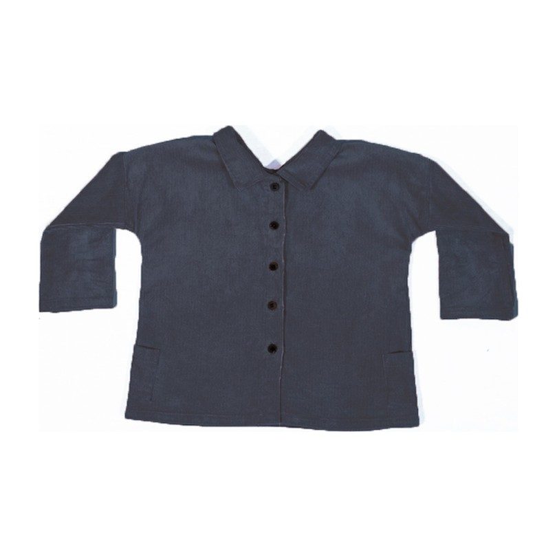 Gabi Corduroy Top, Charcoal Gabi Corduroy Top, Charcoal