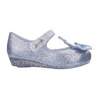 Mini Ultragirl Princess Flat, Silver Glitter