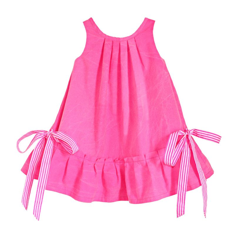 Neon Pink Party Dress - Dresses - Maisonette