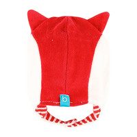 Velvet Fox Hat, White