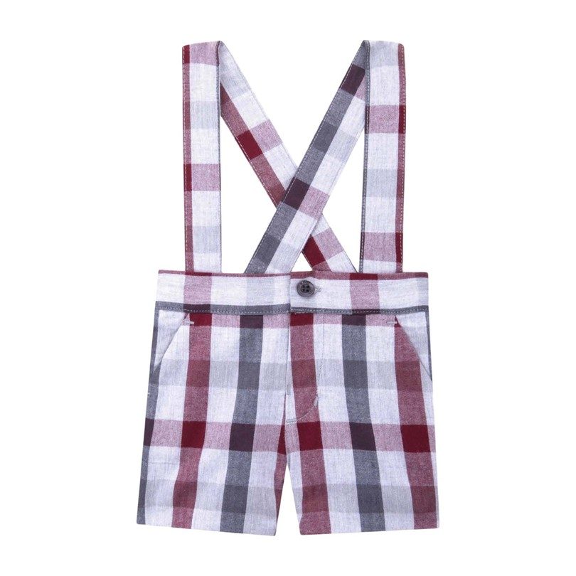 Malfoy Baby Shorts, Plaid Malfoy Baby Shorts, Plaid