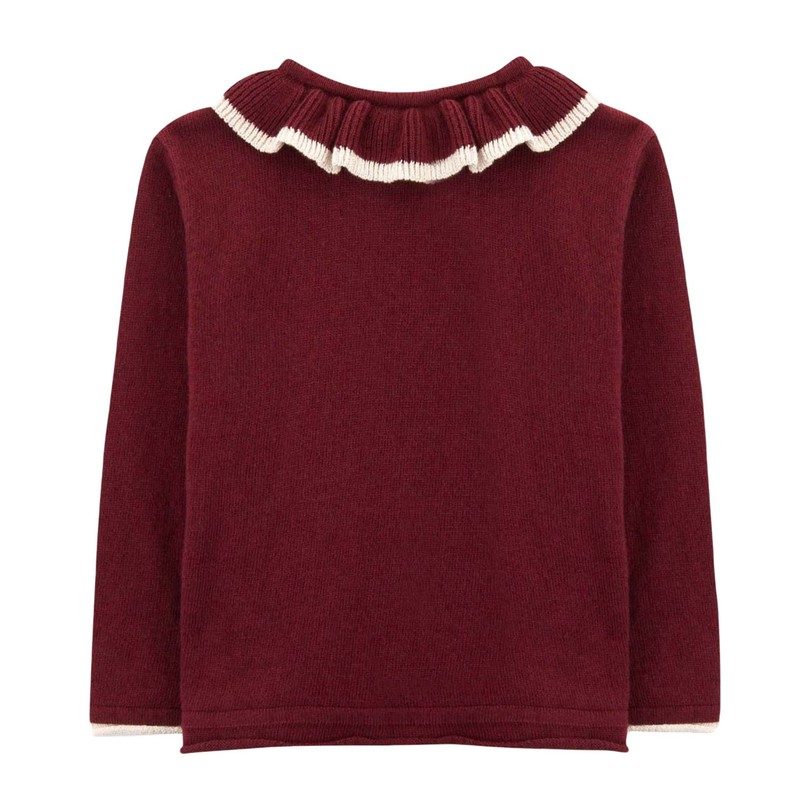Bridget Knitted Sweater, Tawny Port Bordeaux Bridget Knitted Sweater, Tawny Port Bordeaux