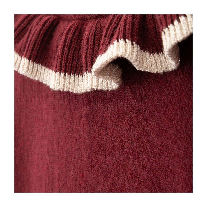 Bridget Knitted Sweater, Tawny Port Bordeaux Bridget Knitted Sweater, Tawny Port Bordeaux