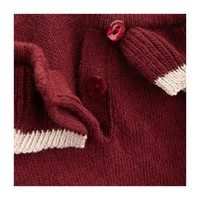Bridget Knitted Sweater, Tawny Port Bordeaux