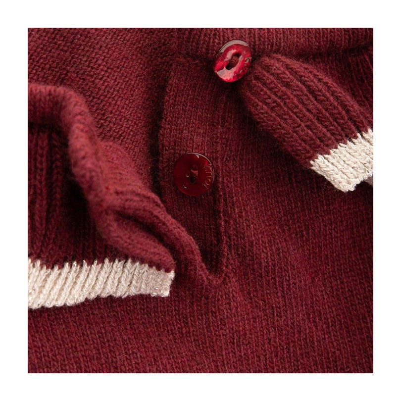 Bridget Knitted Sweater, Tawny Port Bordeaux Bridget Knitted Sweater, Tawny Port Bordeaux