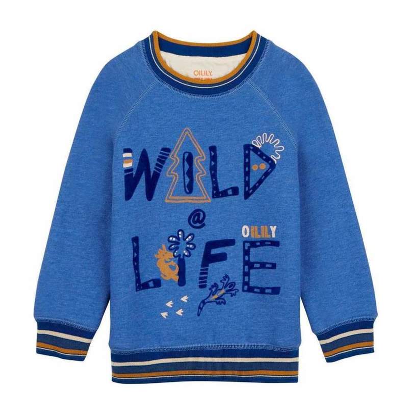 Wild Life Hobbe Sweater, Blue Wild Life Hobbe Sweater, Blue